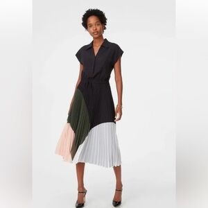 Club Monaco Shoanah colorblock midi- dress. NWT size 2.
